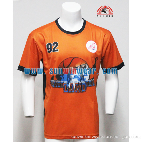 China custom wholesale plain sublimation polyester football jersey China factory